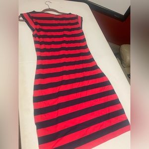 French Connection stripe stretch dress size 4 never worn